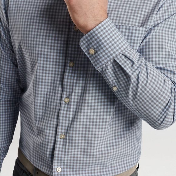 Murray Performance Poplin Sport Shirt Peter Millar - Picture 2 of 6